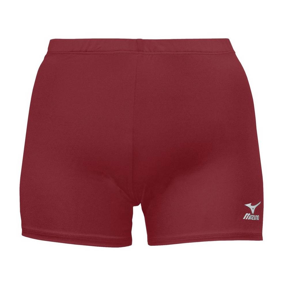 Pantalones Cortos Mizuno Vortex Mujer Burdeos Ofertas ESIL-96208